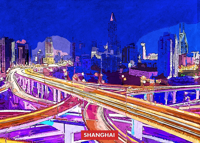 Shanghai City Skyline