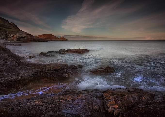 Evening at Bracelet Bay