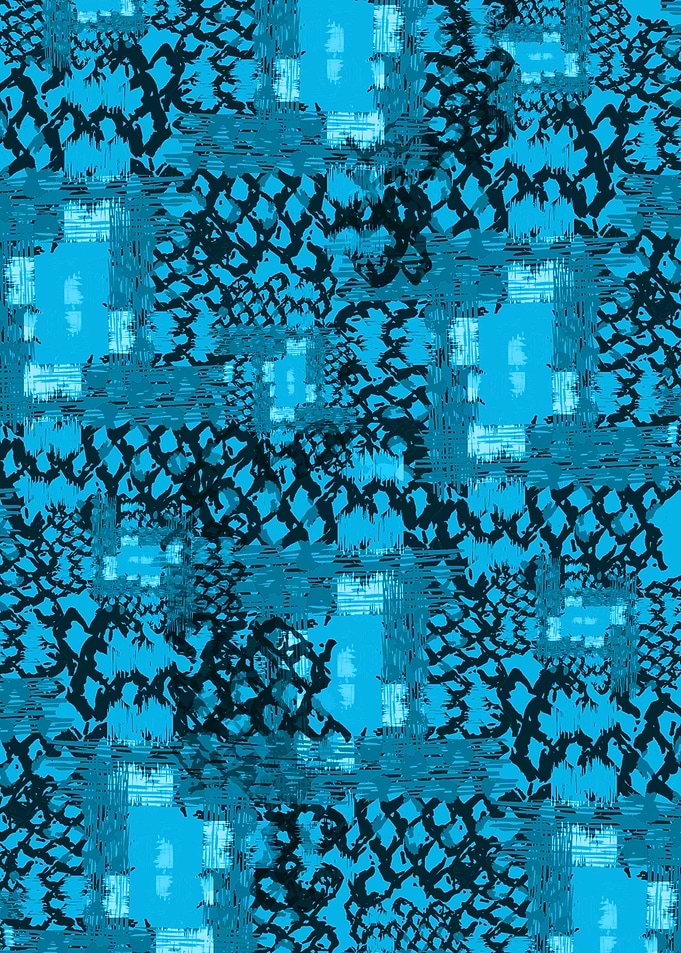 Blue Animal Pattern