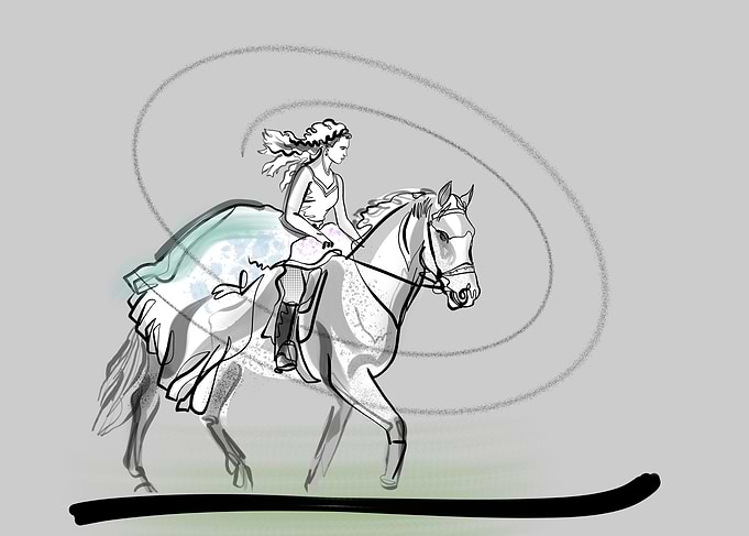 Woman rider