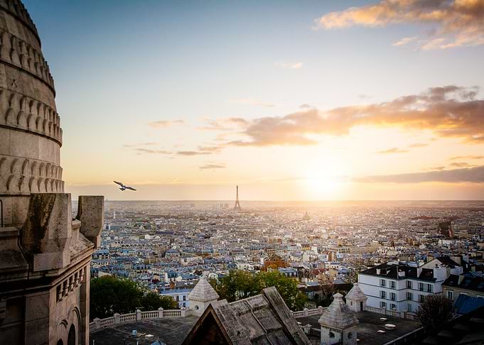Sunset Over Paris