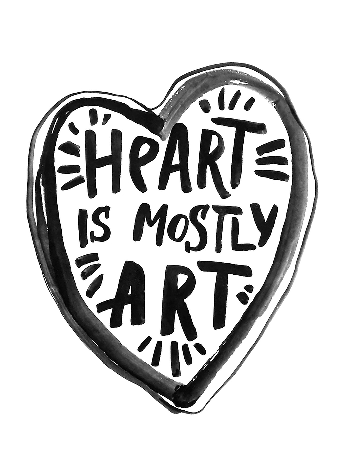 Heart is mostly art