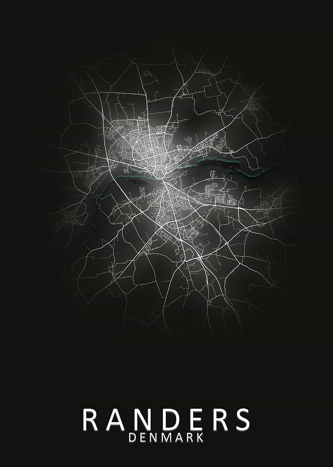 Randers Denmark City Map