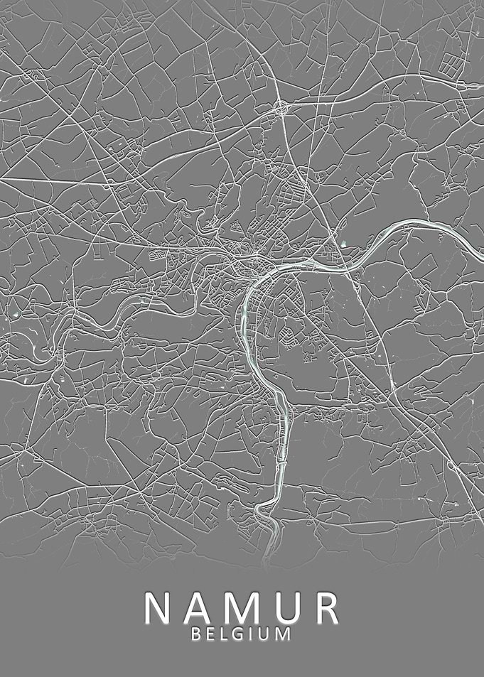 Namur Belgium City Map