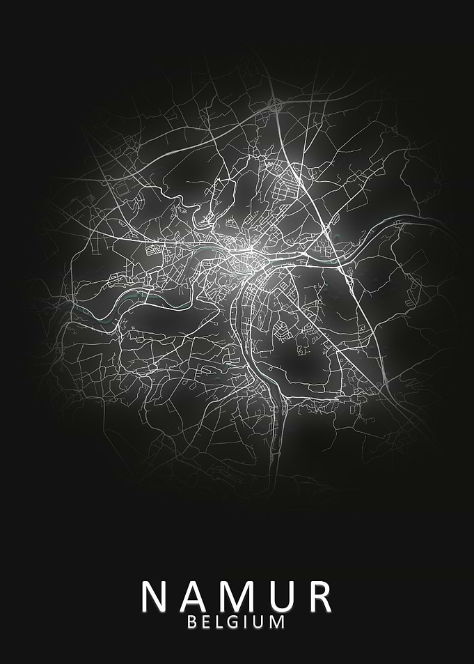 Namur Belgium City Map