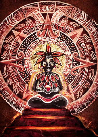 Mayan Cacao God