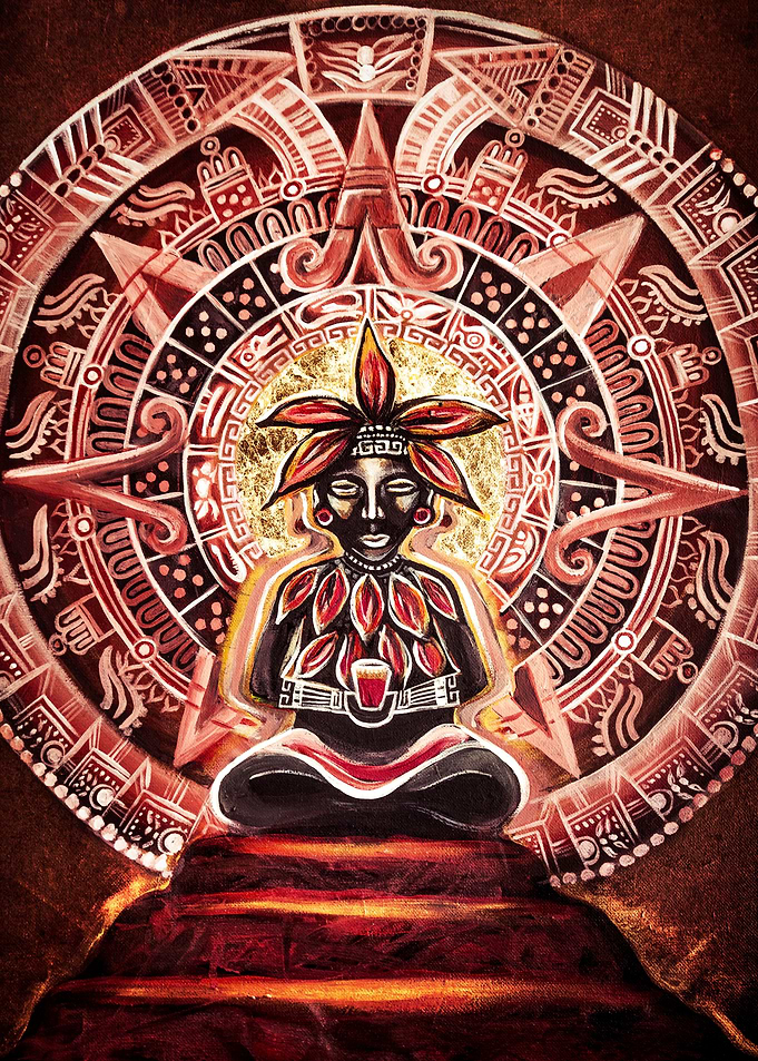 Mayan Cacao God