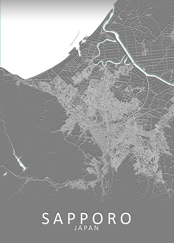Sapporo Japan City Map