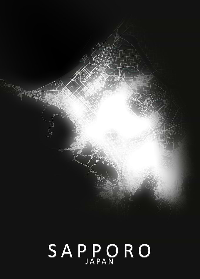 Sapporo Japan City Map