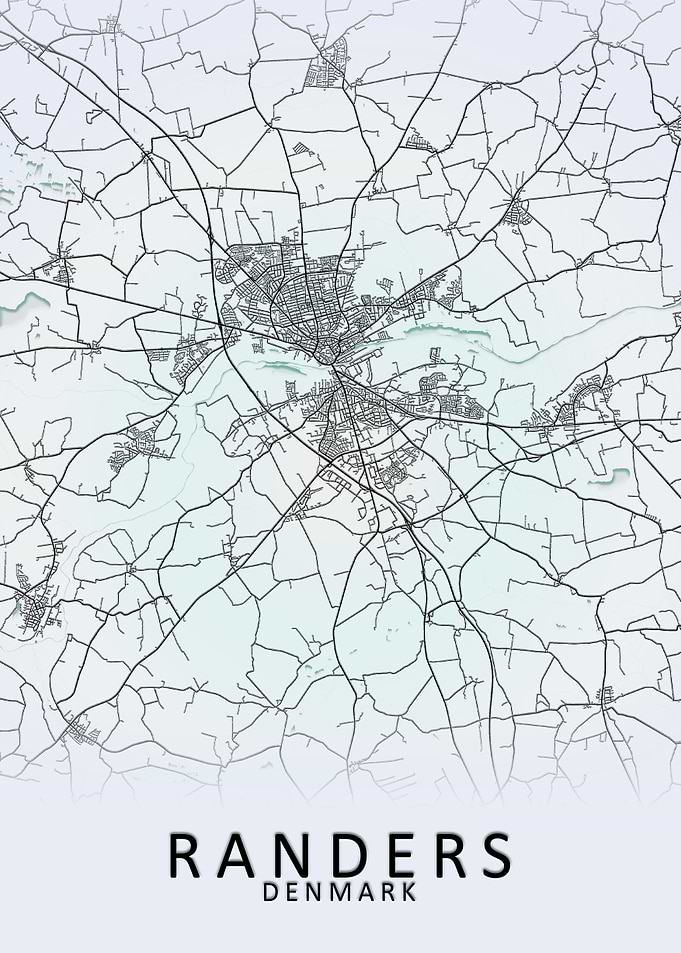 Randers Denmark City Map
