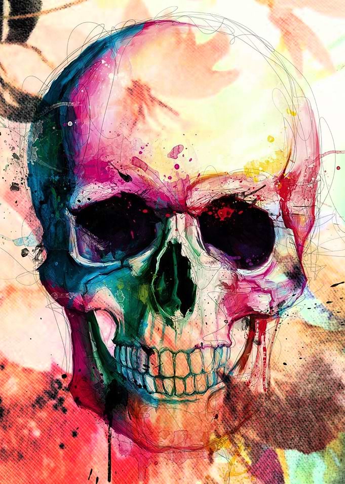 Floral Skull