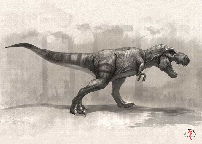 T Rex Drawing