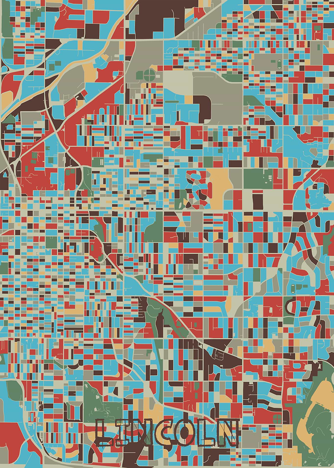 lincoln map retro 2