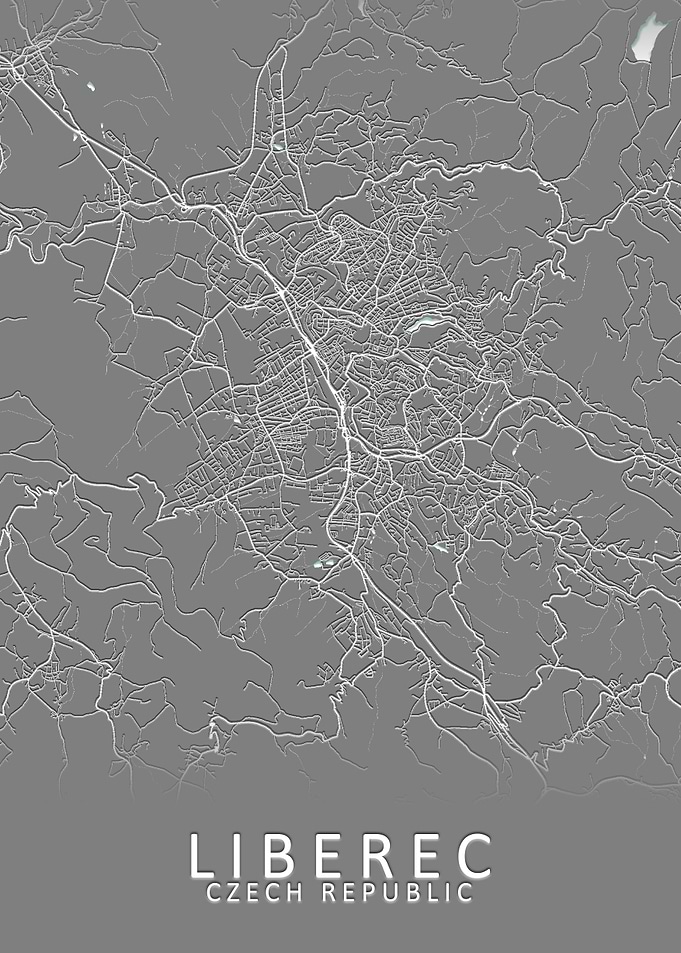 Liberec Czech Republic Map