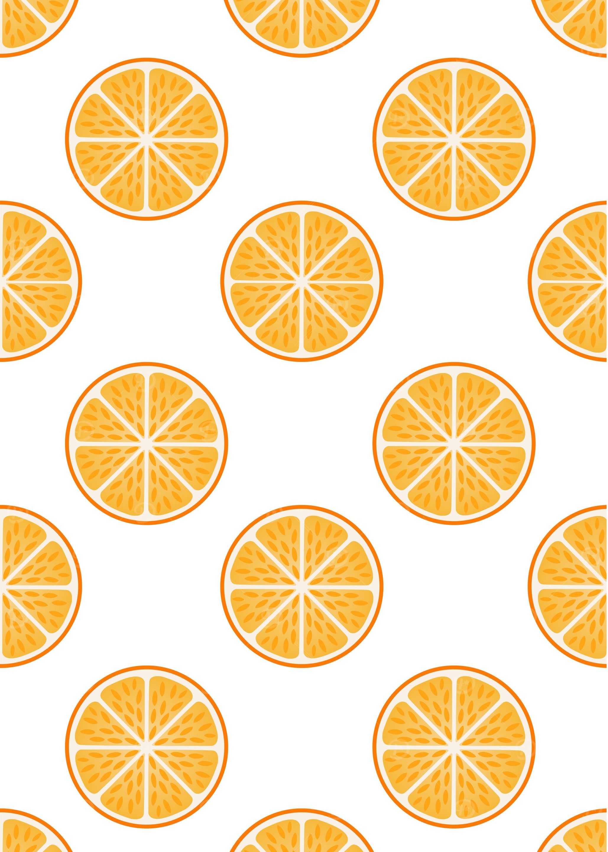 Fresh orange fruit slices