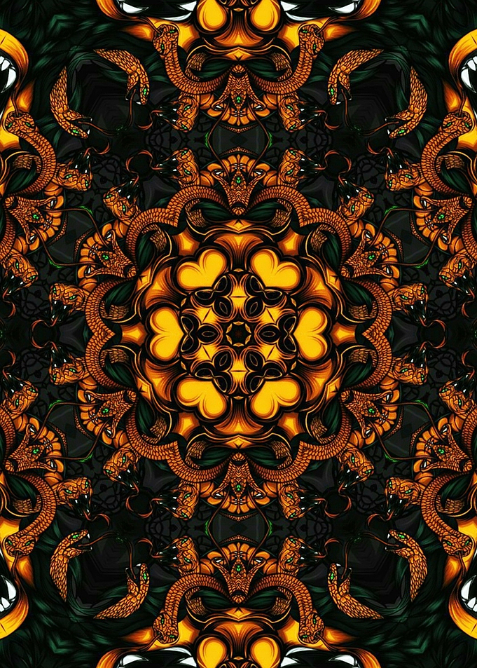 Royal Golden Pattern Art
