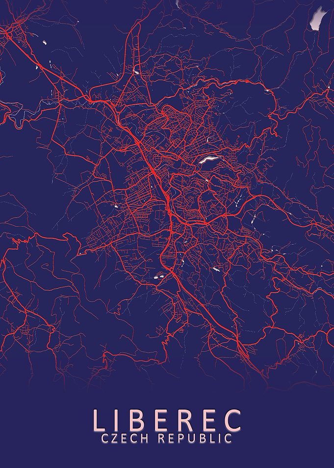 Liberec Czech Republic Map