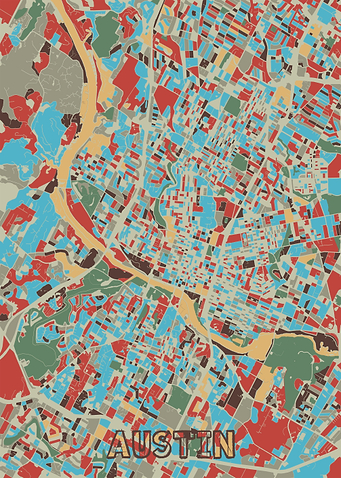 austin map retro 2