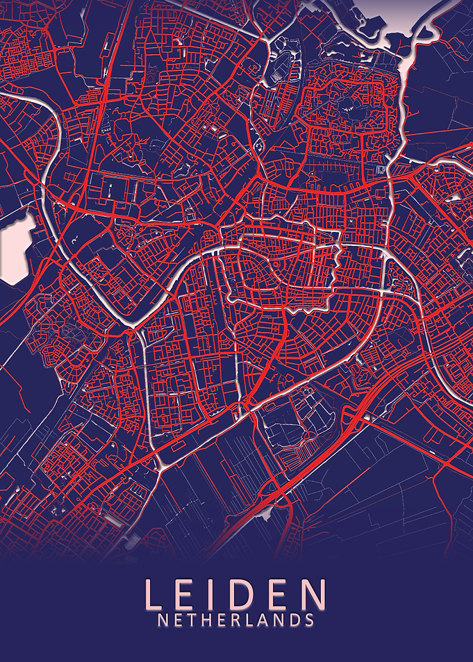 Leiden Netherlands Map