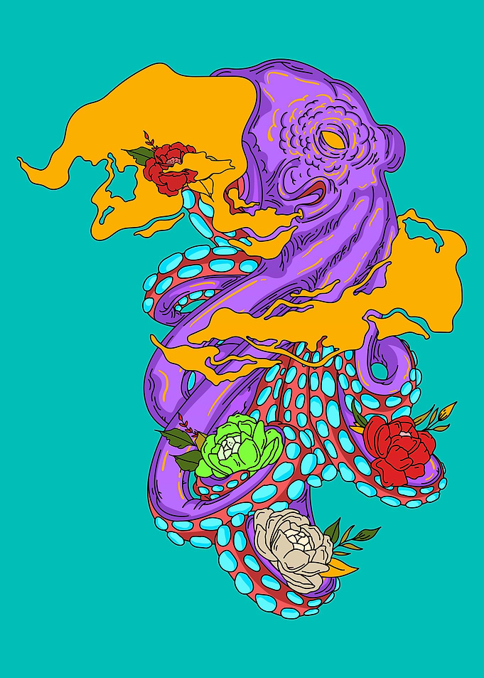 Octopus with Poison