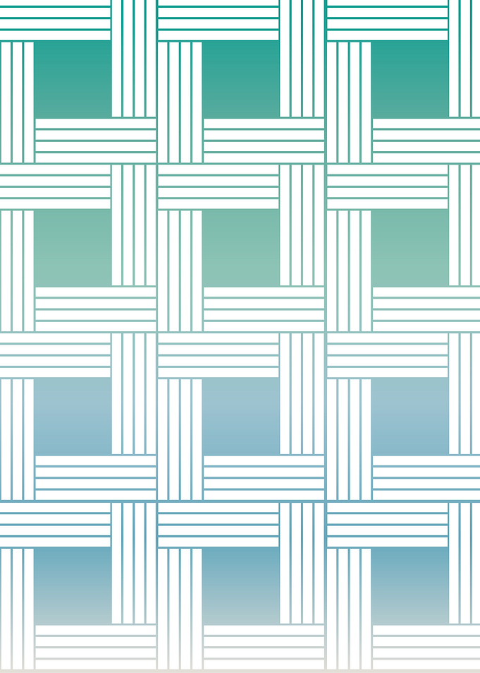 Woven pattern soft green