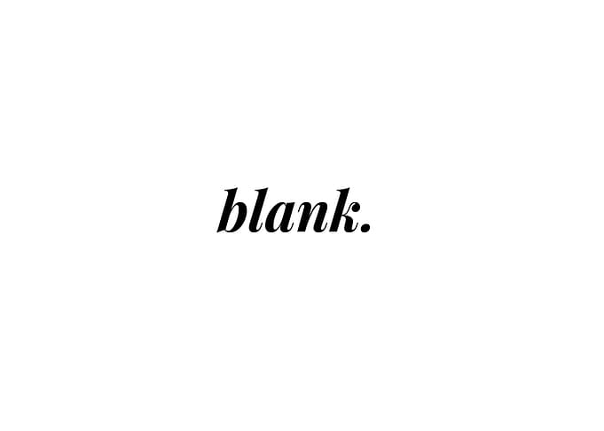 blank