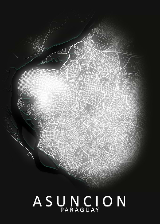 Asuncion Paraguay City Map