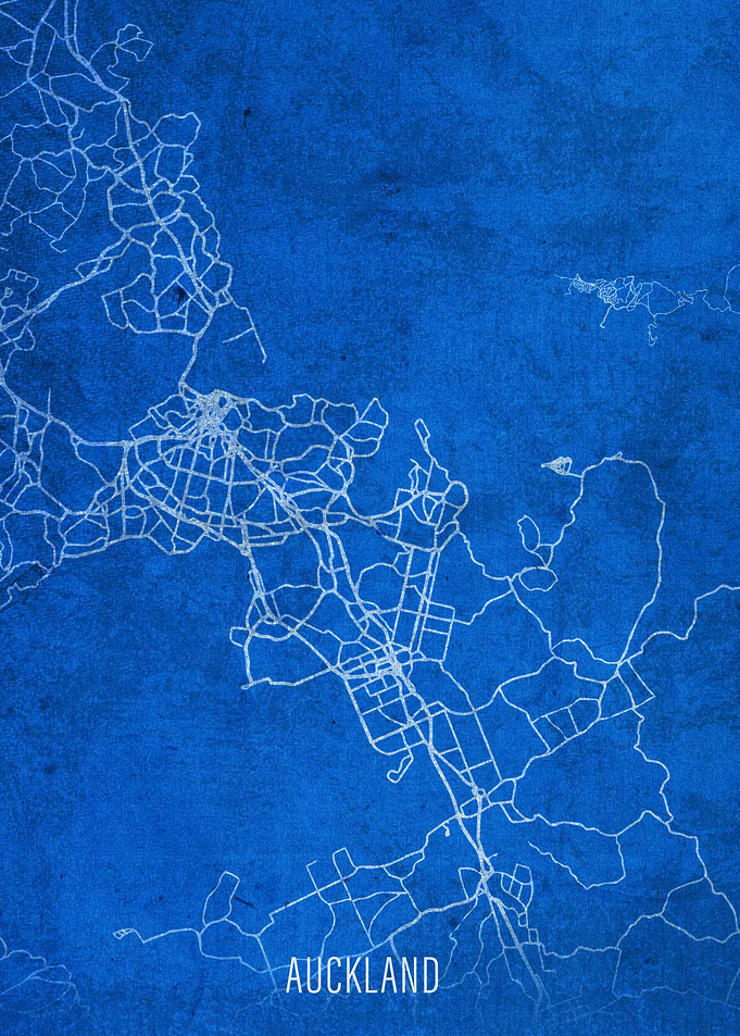 Auckland City Street Map