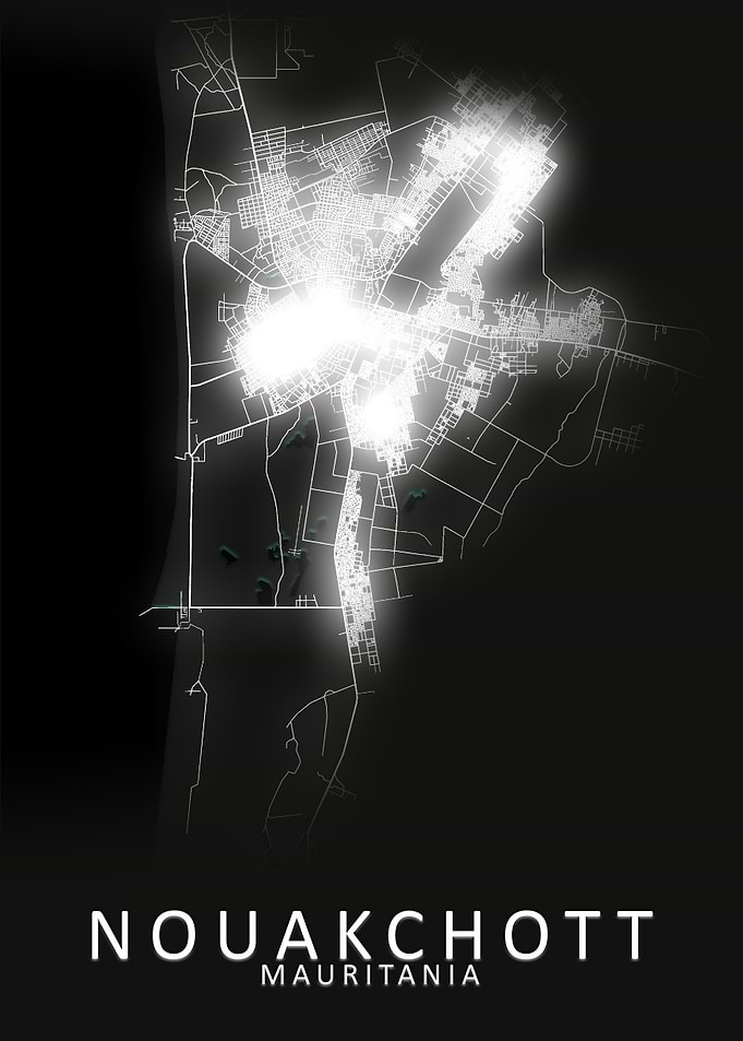 Nouakchott Mauritania Map