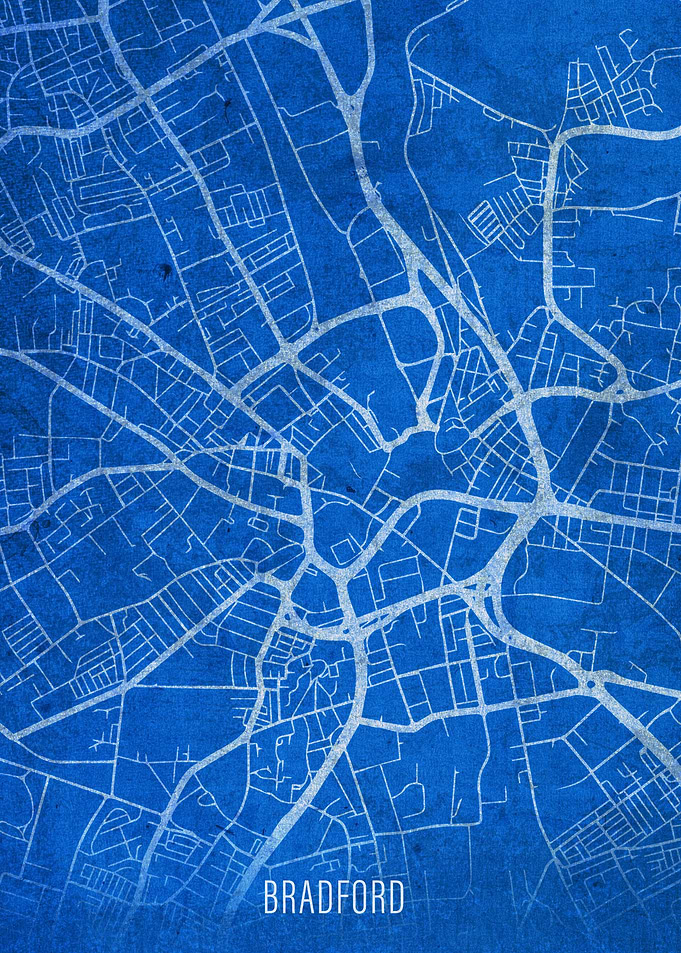 Bradford City Street Map