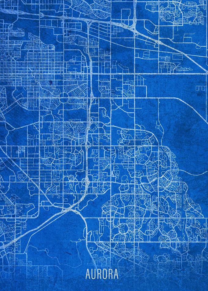 Aurora City Street Map
