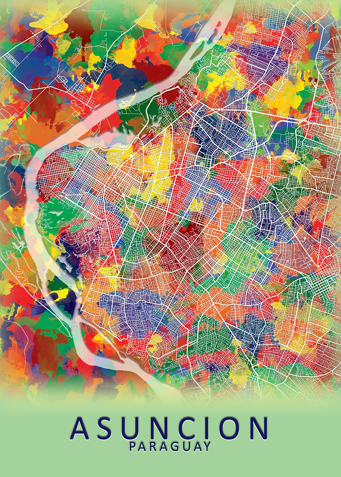 Asuncion Paraguay City Map