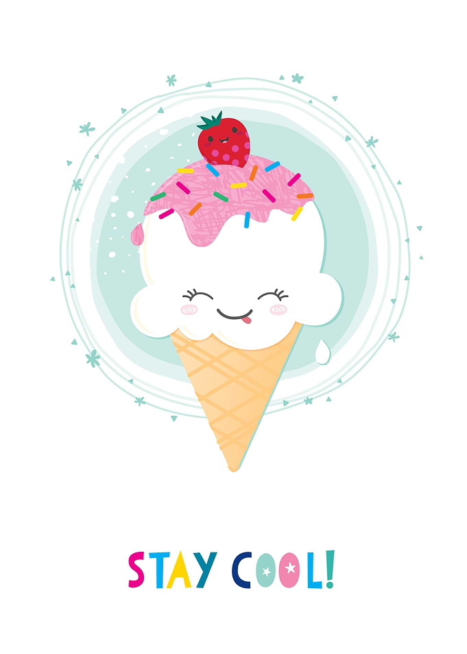 Kawaii IceCream stay cool