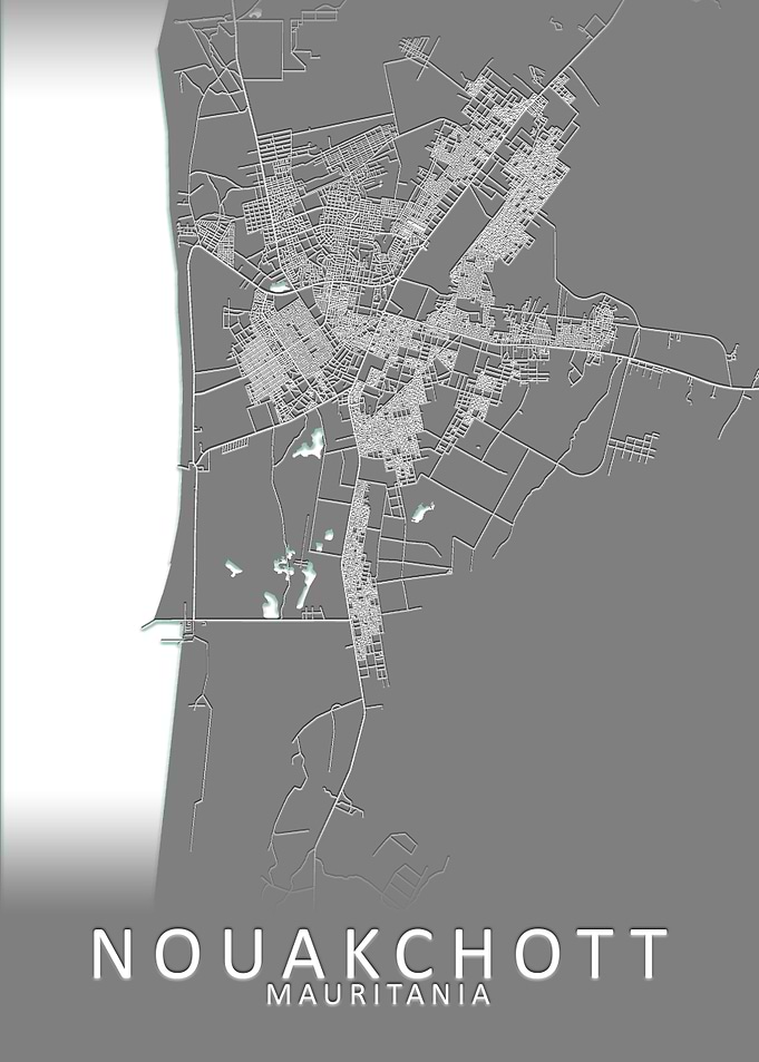 Nouakchott Mauritania Map