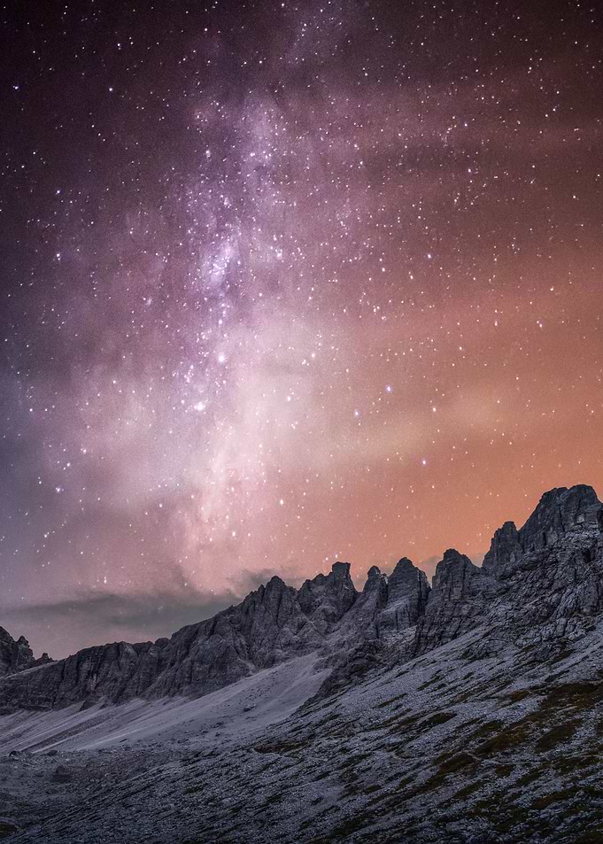 Milky way at night