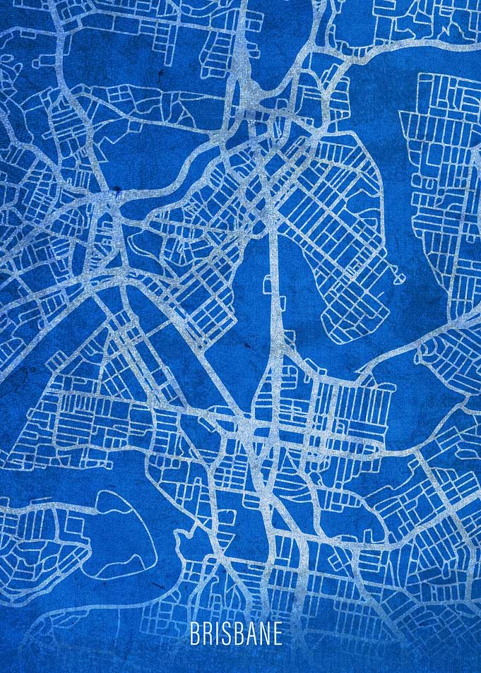 Brisbane City Street Map
