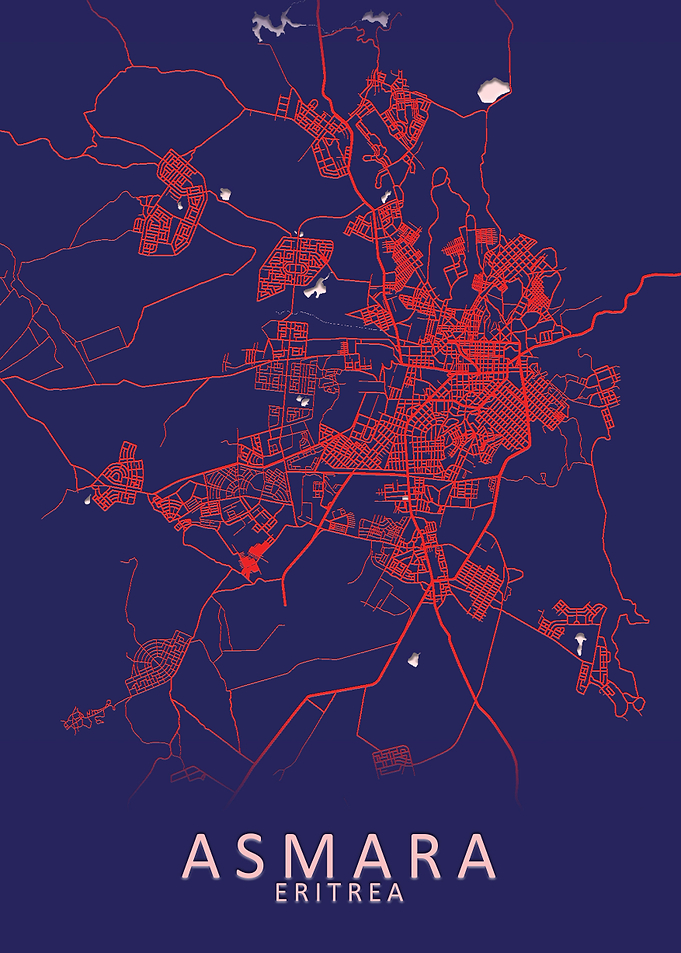 Asmara Eritrea City Map