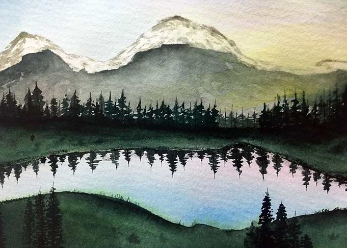 Snowy mountain