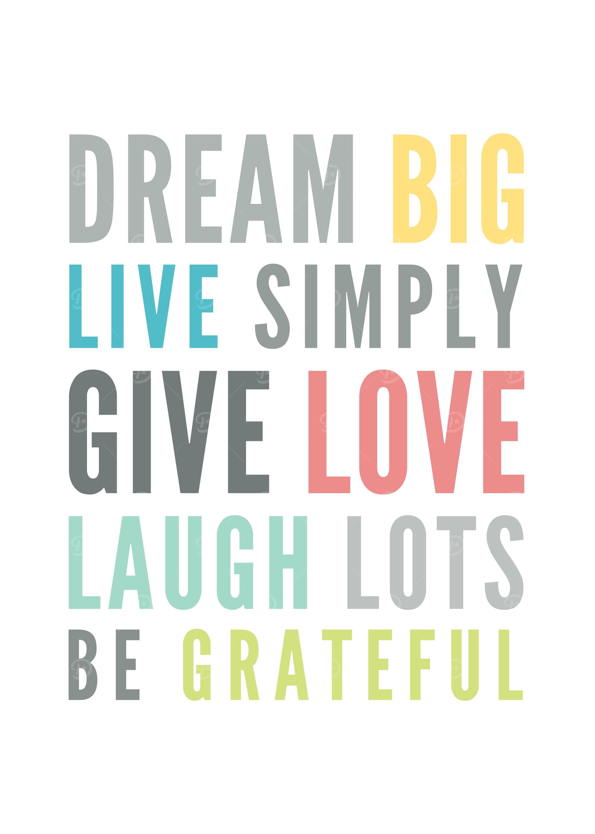 Words to live by PASTEL