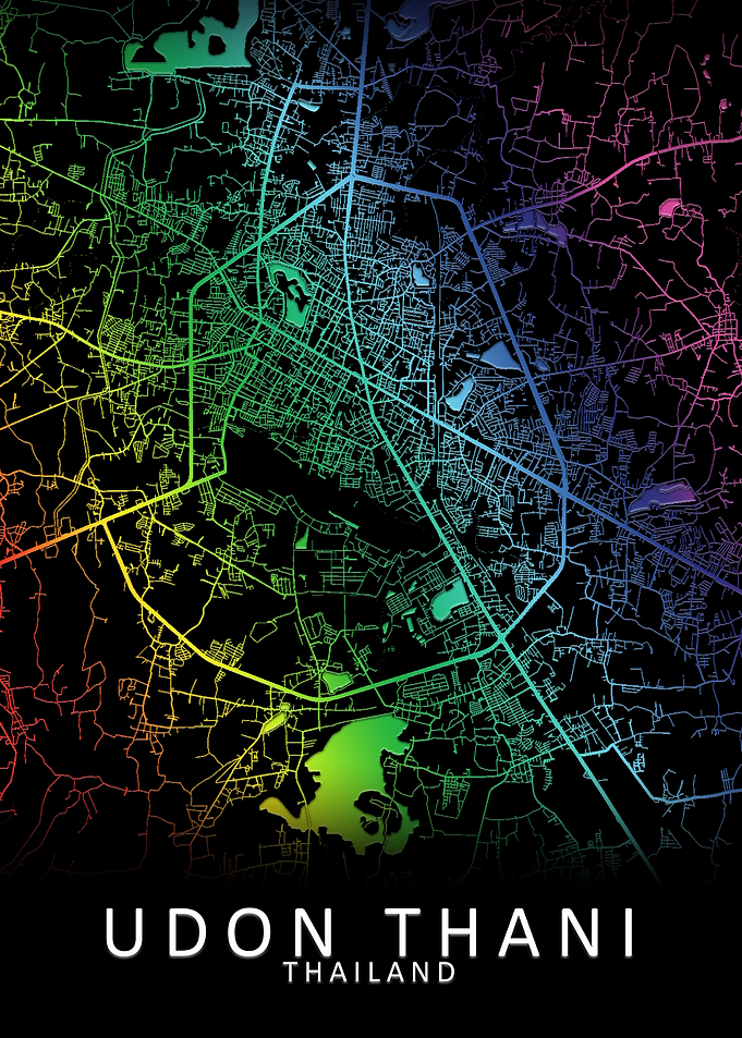 Udon Thani Thailand Map