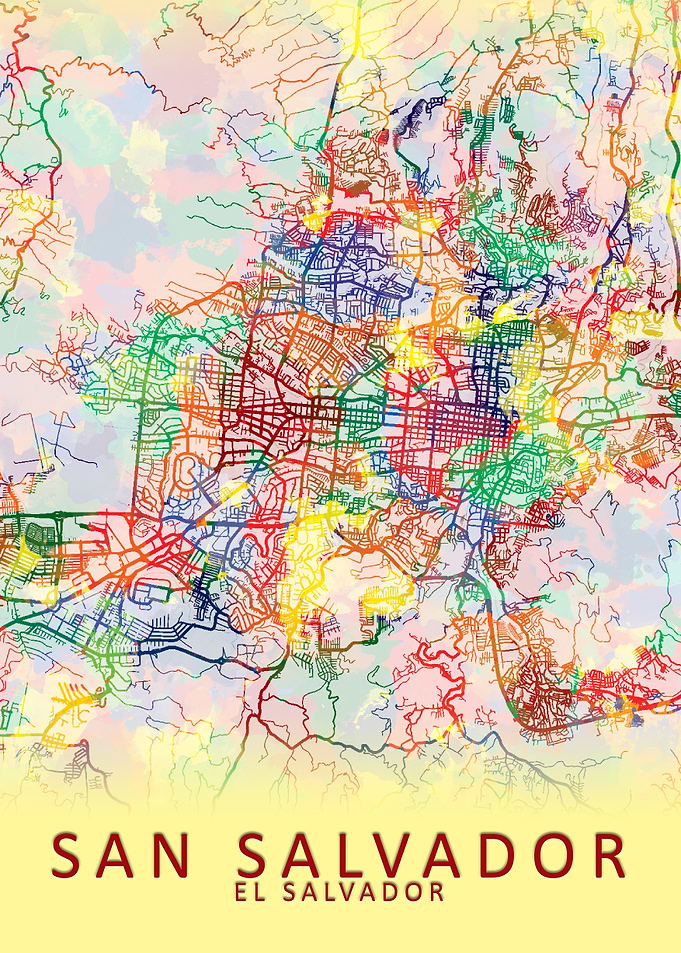 San Salvador City Map