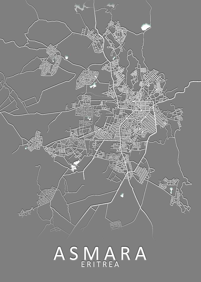 Asmara Eritrea City Map