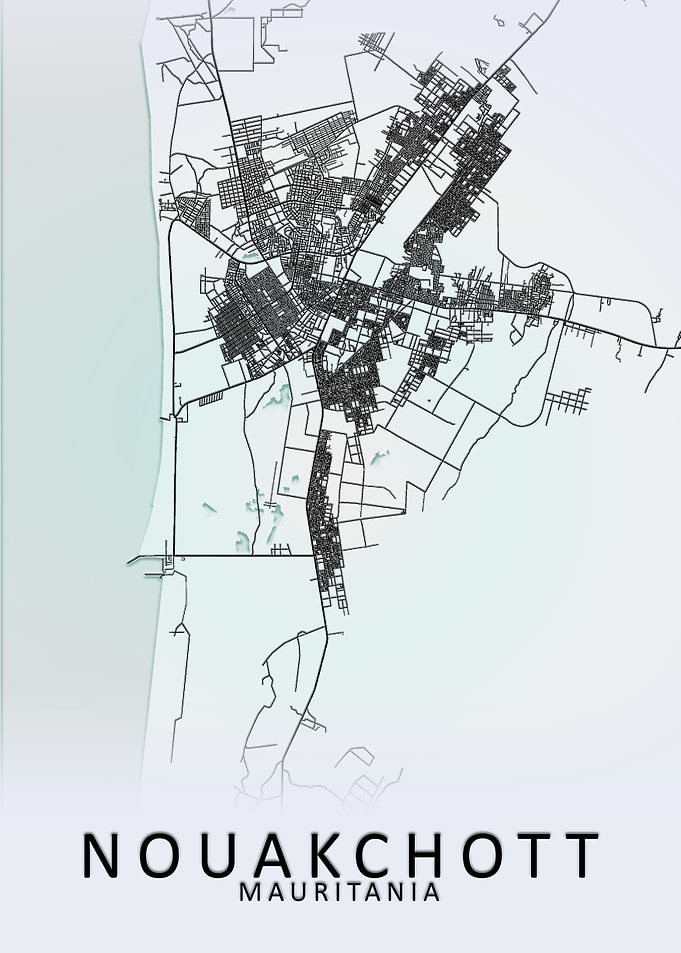 Nouakchott Mauritania Map