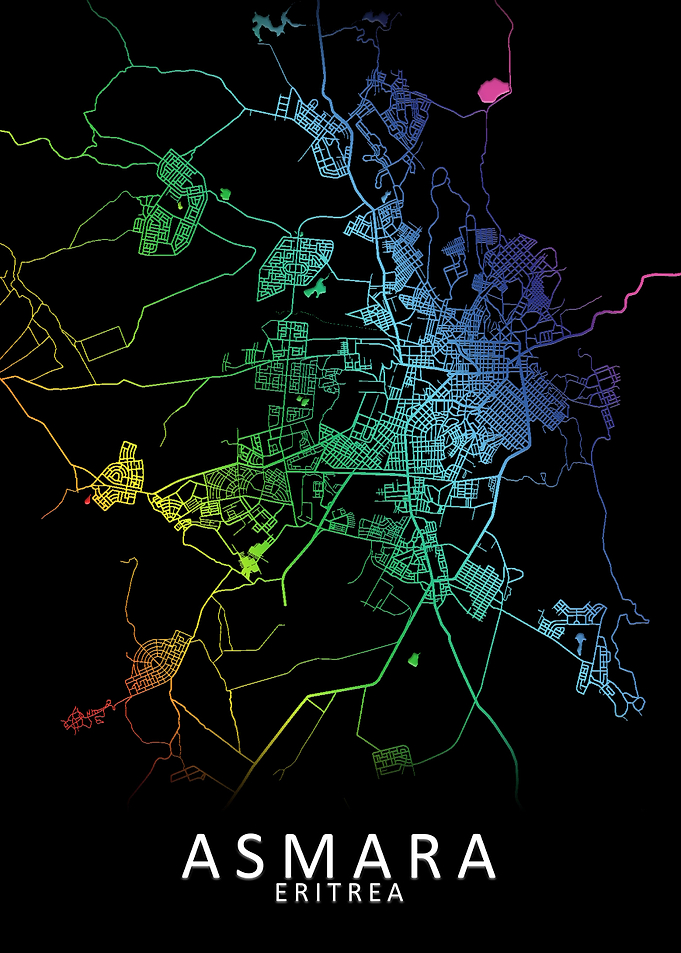 Asmara Eritrea City Map