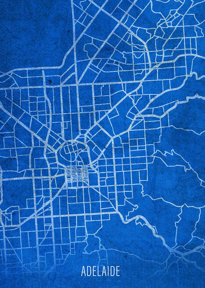 Adelaide City Street Map
