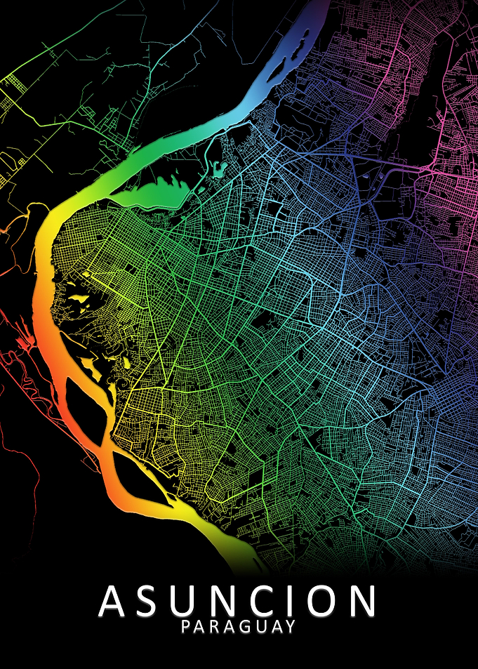 Asuncion Paraguay City Map