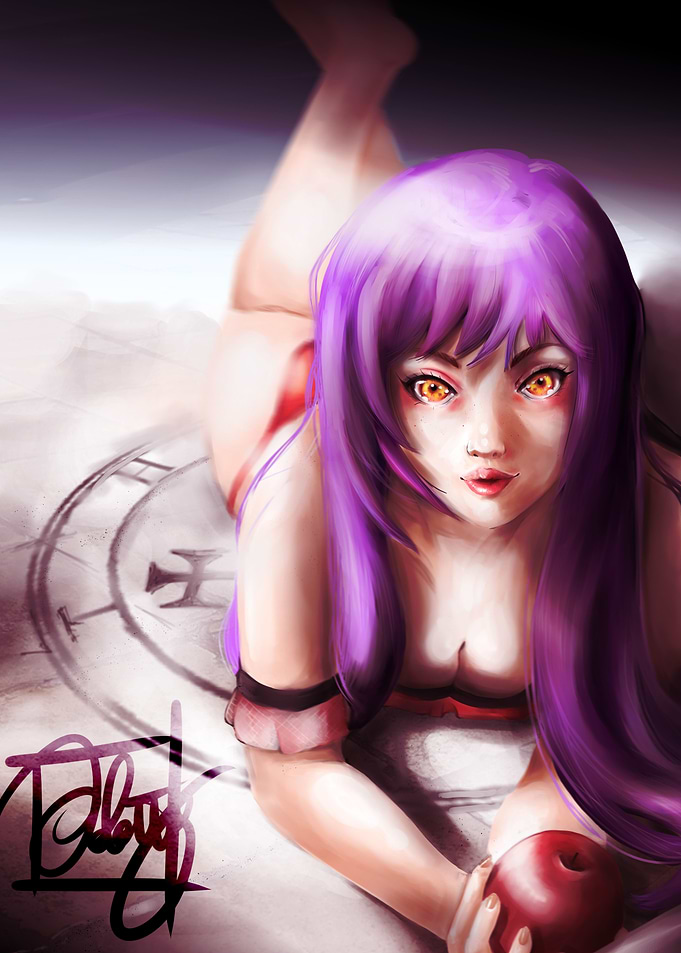 Lilith with apple