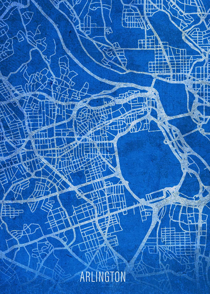 Arlington City Street Map