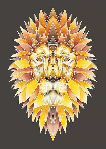 Origami Lion