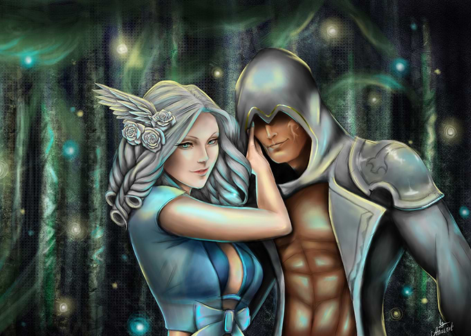 Love fantasy couple